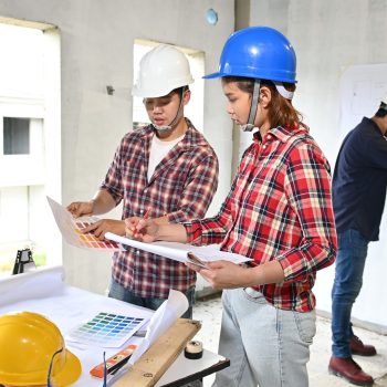 engineer-team-discuss-working-construction-property-site-inspection-village-project-estate-building